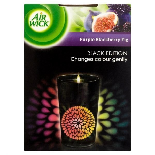 Air Wick Black Purple Blackberry Fig Tuoksukynttilä