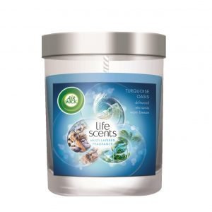 Air Wick Life Scents Turquoise Oasis Kannellinen Kynttilä