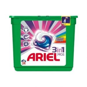 Ariel 3in1 Pods Color Pyykinpesutabletit 24 kpl