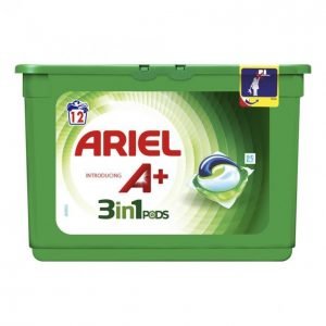 Ariel 3in1 White Pyykinpesunestetabletti 12 Kpl