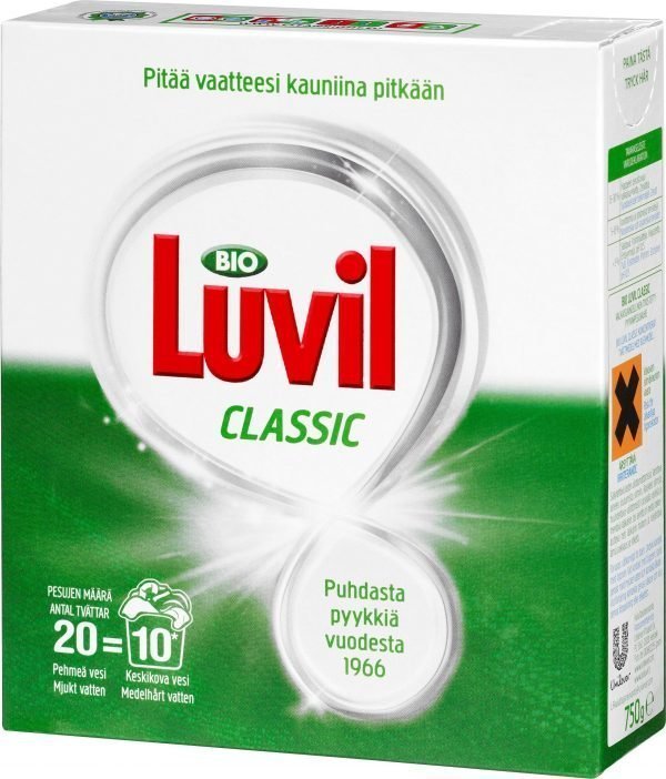 Bio Luvil 750 G Pyykinpesujauhe