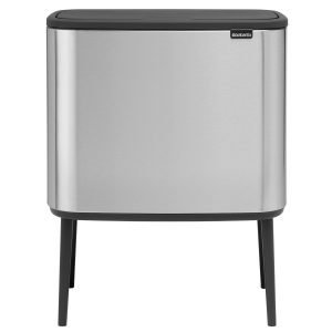 Brabantia Bo Touch Roska-Astia Matta / Teräs 11 + 23 L