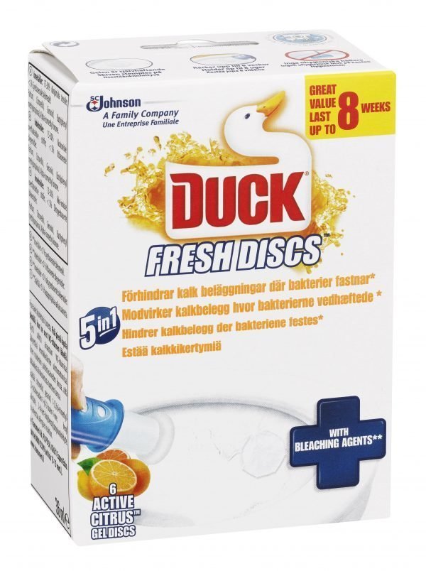 Duck Fresh Discs Active 36ml Wc-Raikastin Citrus