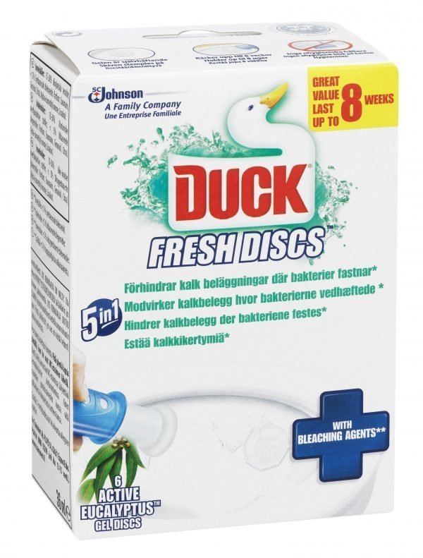 Duck Fresh Discs Active 36ml Wc-Raikastin Eucalyptus