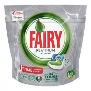 Fairy Platinum Green Konetiskitabletti 10 Kpl