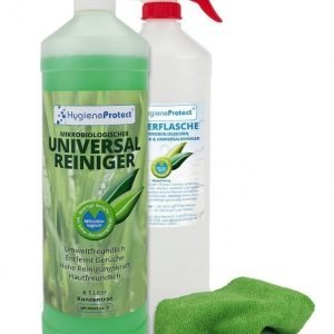 Hygieneprotect Yleispuhdistusainetiiviste 3-Osainen Setti Vihreä