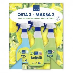 Kiilto Puhdistussuihke 500 Ml 3-Pakkaus