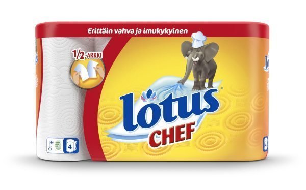 Lotus Chef 4 Rl Puoliarkki Talouspyyhe