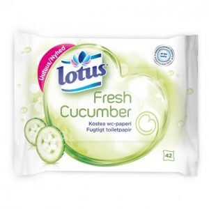 Lotus Fresh Kostea Wc-Paperi 42 Kpl