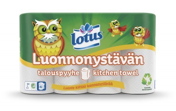 Lotus Luonnonystävän 4 Rl Talouspaperi