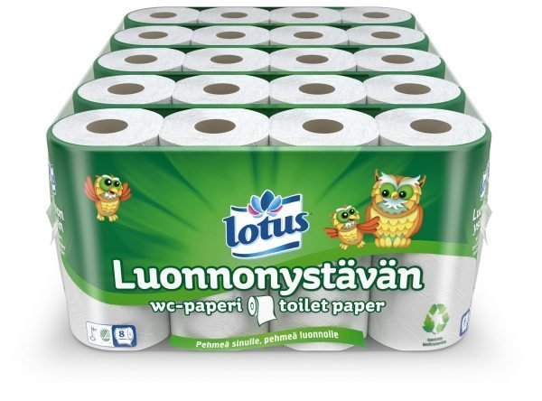 Lotus Luonnonystävän Wc-Paperi 40 Rll