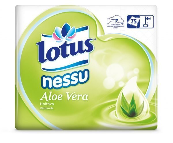 Lotus Nessu Aloe Vera 75 Kpl Nenäliina