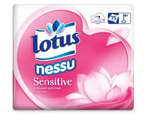 Lotus Nessu Sensitive 75 Kpl Nenäliina