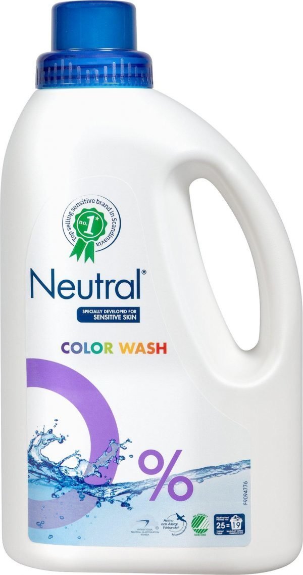 Neutral Color 1 L Hajusteeton Pyykinpesuneste