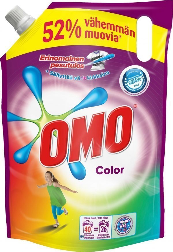 Omo Color 2 L Pyykinpesuaine Täyttöpakkaus
