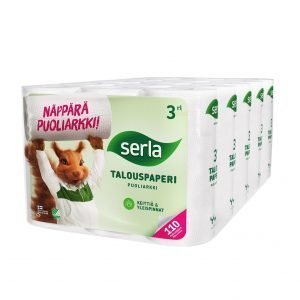 Serla Puoliarkki Talouspyyhe 3 Rll X 5 Pkt