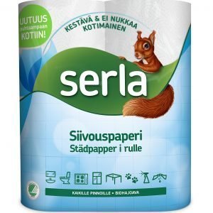 Serla Siivouspaperi 2 Rll