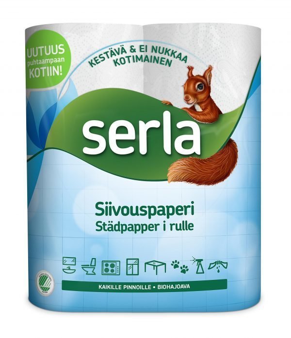 Serla Siivouspaperi 2 Rll