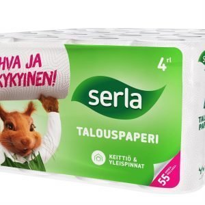 Serla Talous 4 Rll X 5 Pkt Kuvioitu