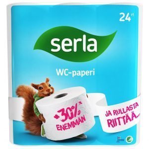 Serla Wc-Paperi 24 Rll Valkoinen