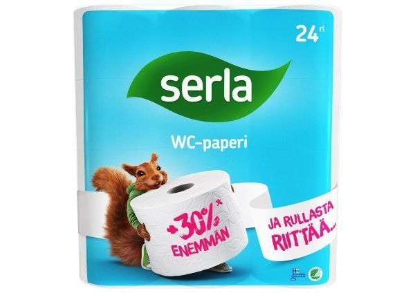 Serla Wc-Paperi 24 Rll Valkoinen
