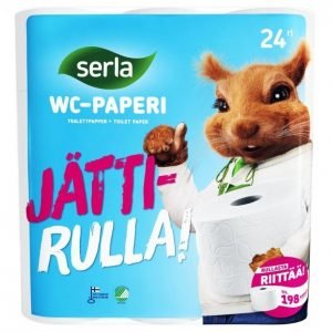 Serla Wc-Paperi Valkoinen 24 Rullaa