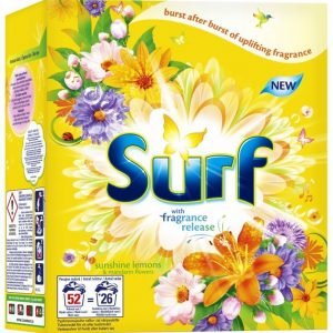 Surf Sunshine Lemons & Mandarin Flowers Pyykinpesujauhetiiviste 1