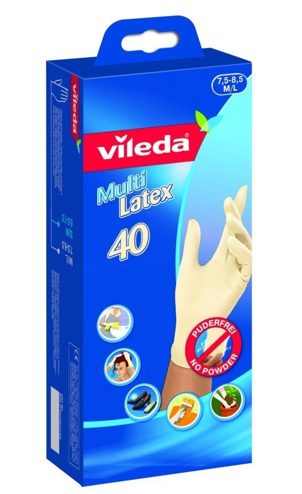 Vileda Multi Latex Kertakäyttökäsine 40 Kpl